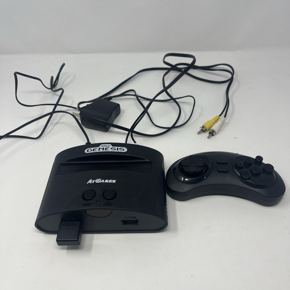 AtGames Sega Genesis Classic Mini Game Console w/ 80 Built-In Games 1 Controller